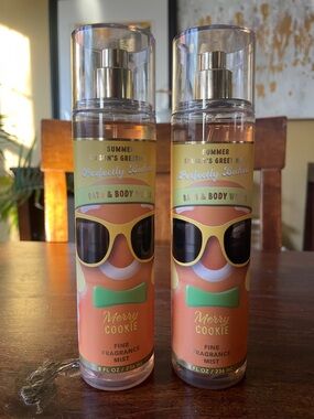 2 Bath & Body Works B&BW Merry Cookie  Merrie Cookie Body Care Items